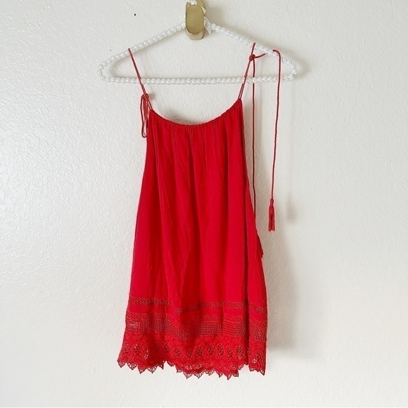 NEW Alice + Olivia Dania red tank size L - Picture 12 of 12